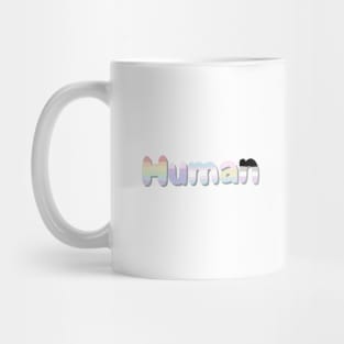 Human LBGTQ pride Mug